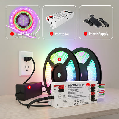 Zero-Dot / RGB + 3000K / 784 LED/m