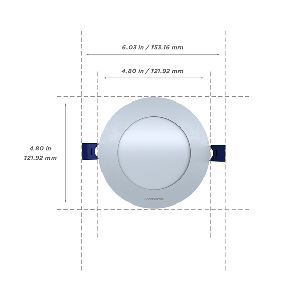 4" Round Low Profile Recessed Downlight